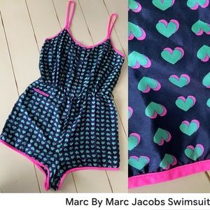 MARC by Marc Jacobs Silk Swim Romper